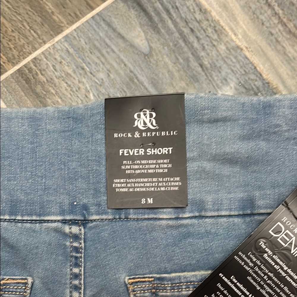 Nwt Rock & Republic High Waisted Fever Short Size 8M - Picture 8 of 11